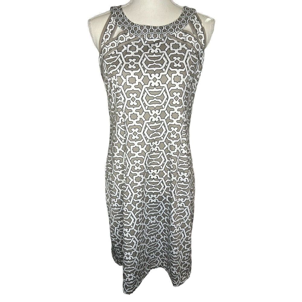GRETCHEN SCOTT Isosceles Rio Gio Dress in Neutral Size Large